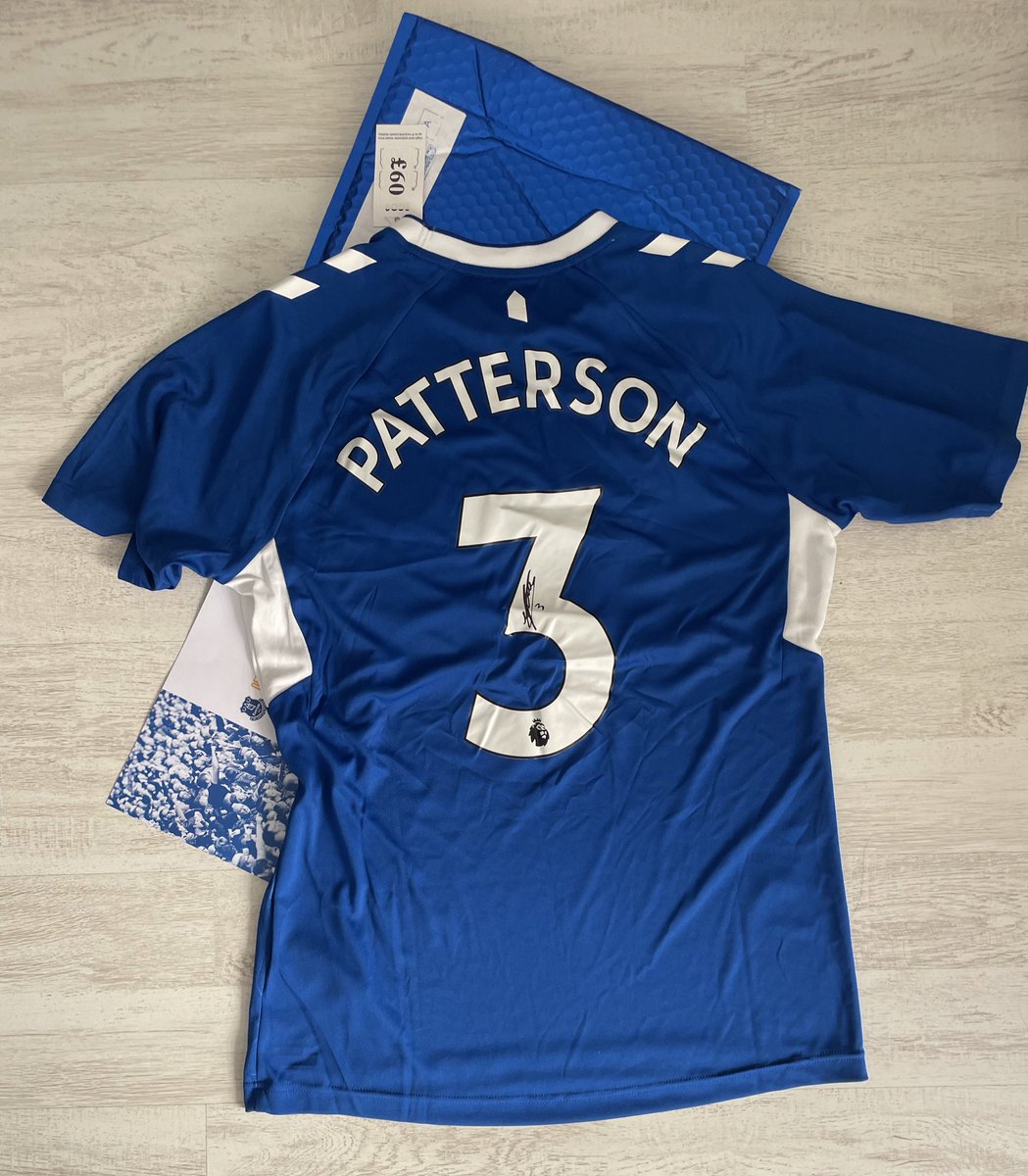 EvertonAllSorts's tweet photo. It’s a terrible time to be an Evertonian at the moment, so we want to try and cheer someone up. We’ve got our hands on a signed @NathanPatterson shirt. Retweet and follow us and we will pick a winner next week. #Everton #Giveaway #freebie #competition https://t.co/60Vl7wAsd0