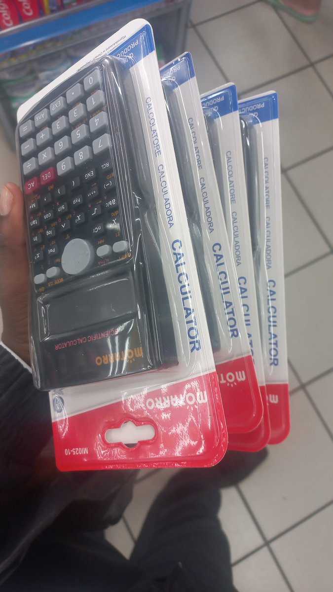 Mahlogonolo_H's tweet photo. #OrderDispatch
Scientific calculators for sale R100 each.
Bulk buyers also welcome and free quotation for them.
Based in kaalfontein near midrand for collection COC.
I can courier with paxi or pudo on buyer cost.
Whatsapp number 0762121661 https://t.co/gEJs3t7E4h