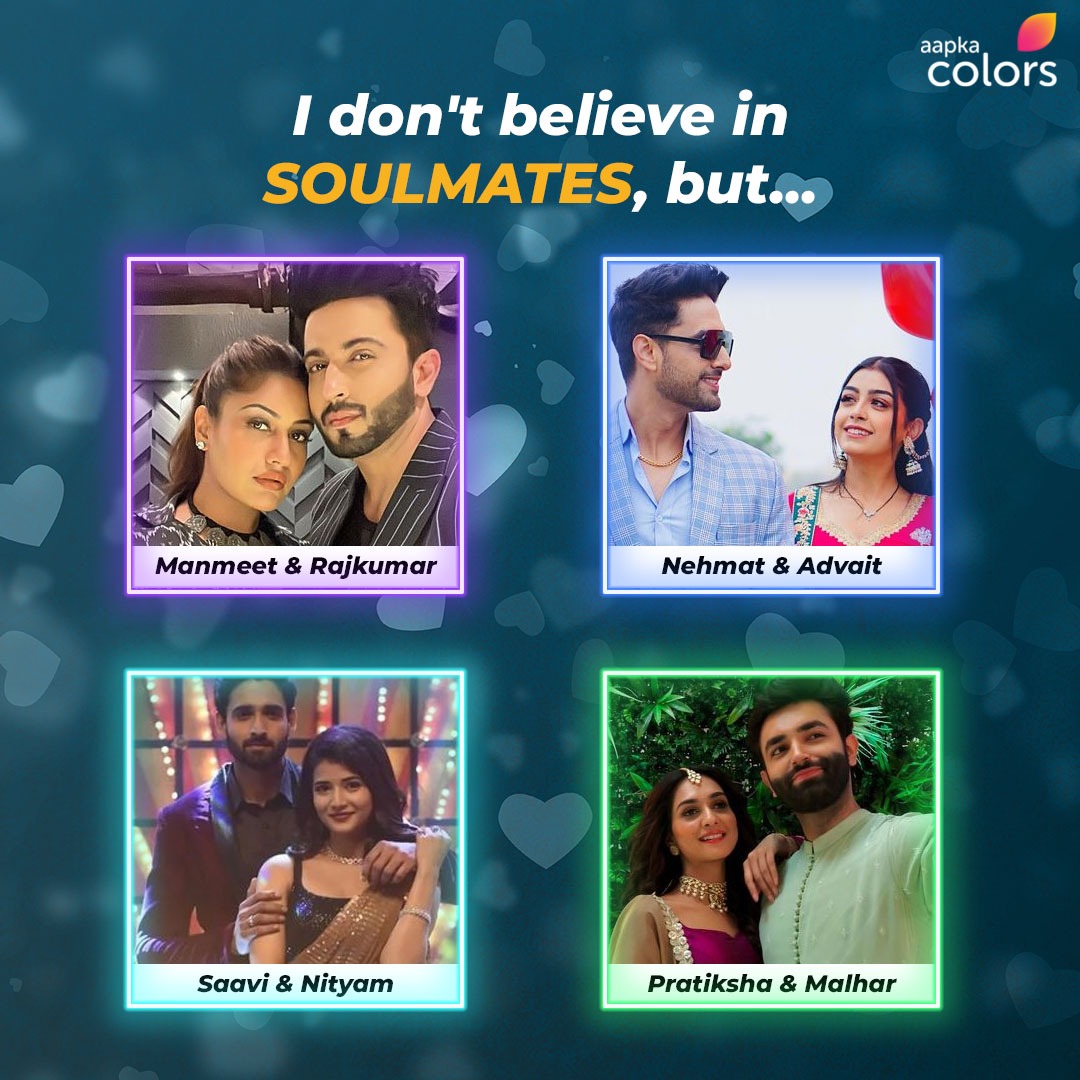 ColorsTVUSA's tweet photo. Tag your Soulmate in the comments below.

#nyrabanerjee #RohitPurohit
#USA #unitedstates #favouritesong #music #aapkacolors #AapkaColorsUSA #sherdilshergill #Udaariyaan #pisachini https://t.co/OFm7cx8o3g