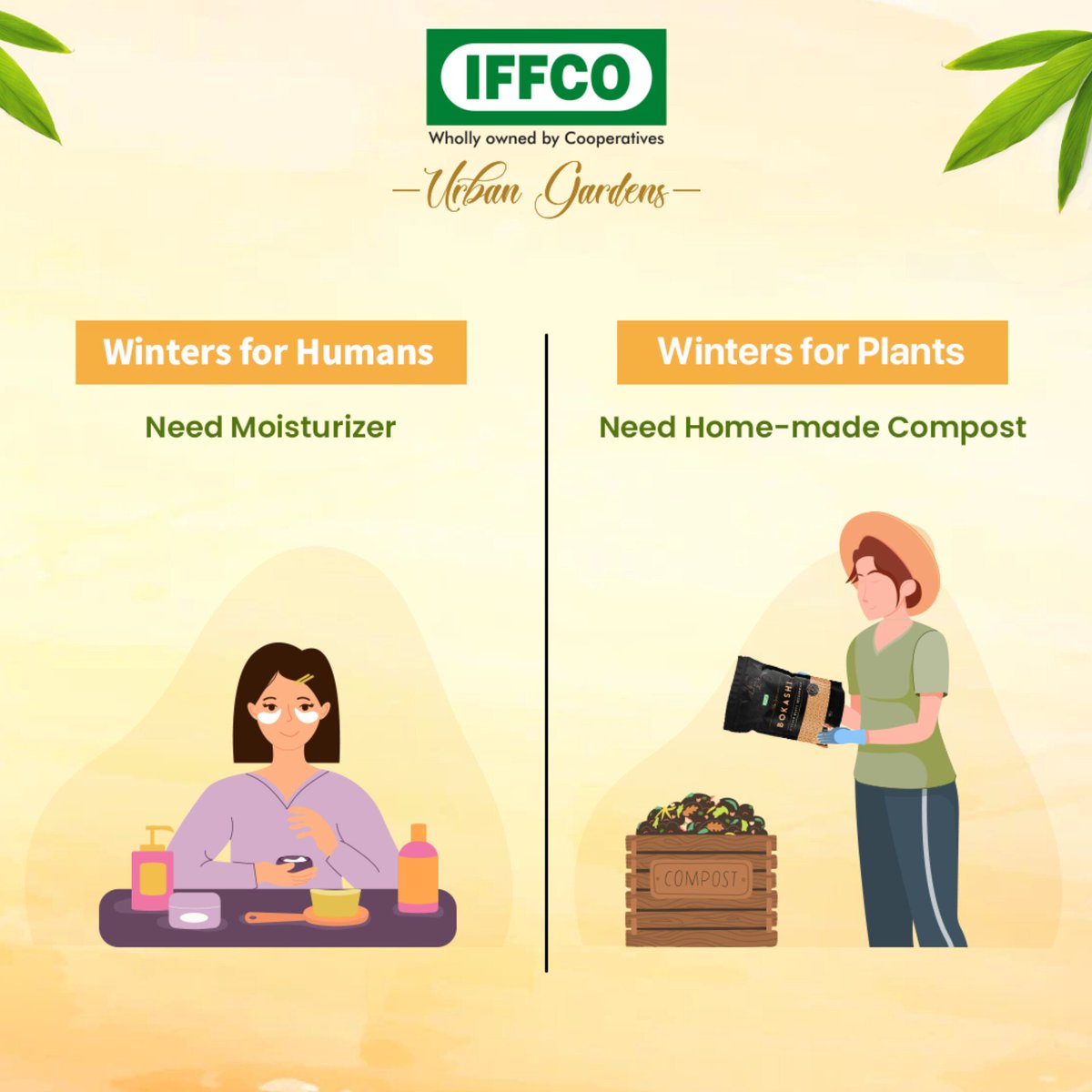 iffcourbangrdns's tweet photo. Here’s what winter means for you & your plants!
For more https://t.co/qQ2T4kGDQI
#iffcourbangarden #iffco #planthacks #instaplant #gardeningtips #plantcare #plantcaretipswinters #seasonplants #blogpost #winterblogs #blogoftheday https://t.co/awGPldr67y
