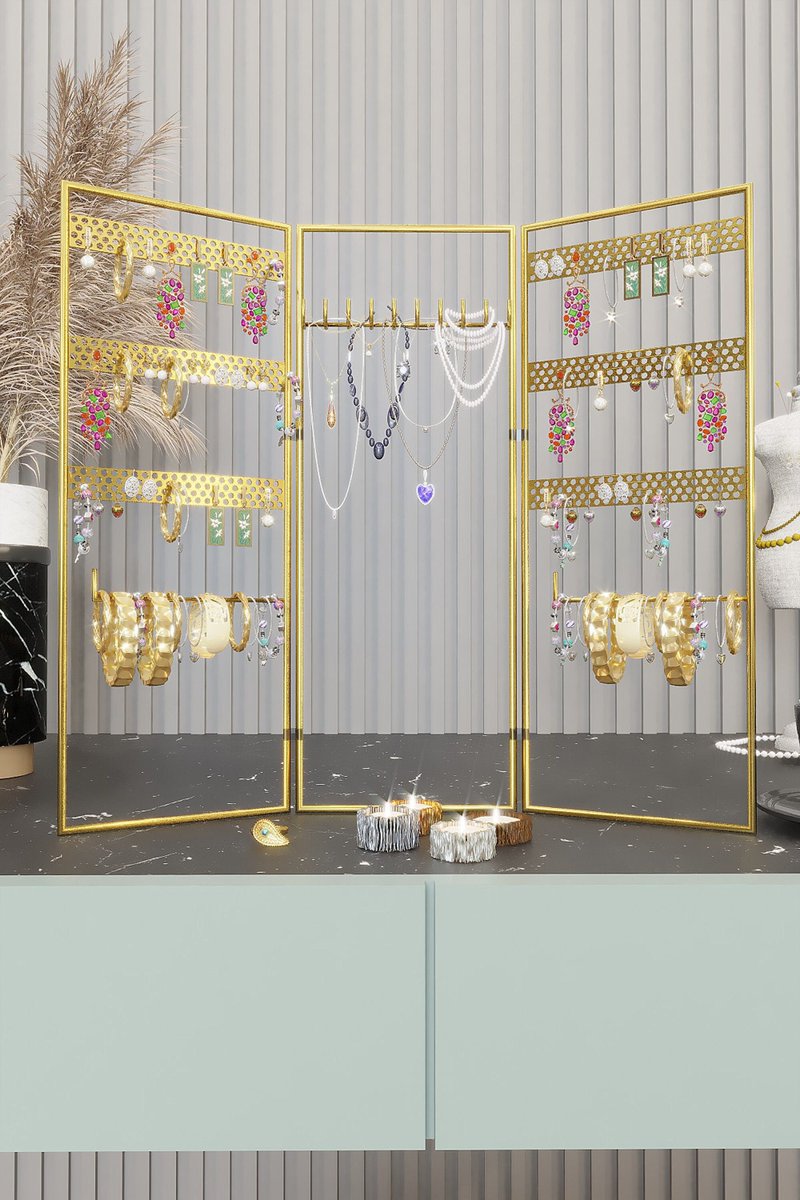 julalcom's tweet photo. Excited to share the latest addition to my #etsy shop: Jewellery Stand Foldable Gold Plated Black Silver Rose Metal Jewelry Holder Accessorize Hanger Organiser Jeweler Display Golden Jewel Earing https://t.co/EpRknnIvG4 #goldplatedjewelry #holderaccessorize #jewelleryh https://t.co/GIG3DjgsQc