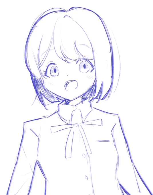 何も考えずに描いた 