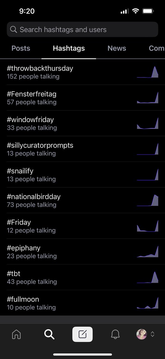 Ooooh I like the hashtag metric on #Mastodon