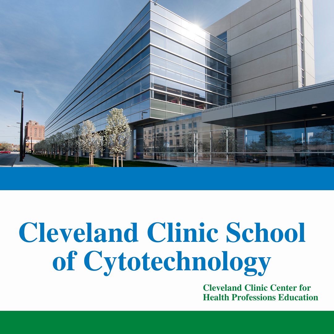 CleClinicCHPE's tweet photo. Cleveland Clinic School of Cytotechnology
Link in bio!
#healthprofessions #student #education #cle #cleveland #clevelandclinic #cytotechnology #cytotech #cytology #cytotologystudent #cytopathology https://t.co/her0N2QyNo