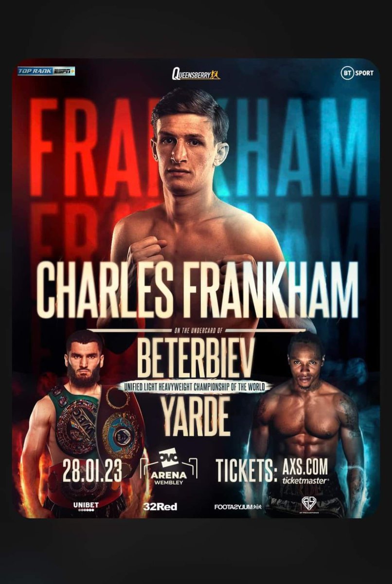 ASNLondon's tweet photo. 🥊 BOXING 🥊
➡️Charles Frankham: vs. Joshua Ocampo, January 28th, OVO Arena, Wembley, London, England.
England 🇬🇧 @CharlesFrankham
#ASNOneToWatch󠁧󠁢󠁥󠁮󠁧󠁿󠁧󠁢󠁥󠁮󠁧󠁿 https://t.co/SILPkuGMjL