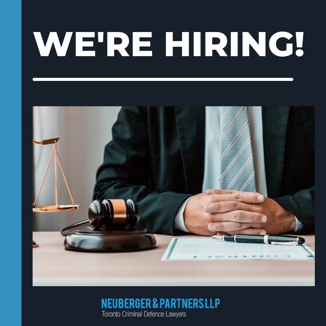 NeubergerLaw's tweet photo. We're seeking to hire an #associate with #criminallitigation experience. Strong research, writing & organizational skills are imperative. Those interested can send a CV & a writing sample to Joseph Neuberger (joseph@nrlawyers.com) & Yuvika Johri (yuvika@nrlawyers.com). #LawJobs https://t.co/JRGZJdbklN