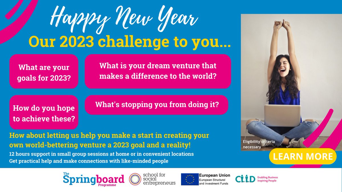 We're on a mission to get people  saving the world, one wonderful social venture at a time. 

We are calling upon people in #Redruth &amp; #Camborne who want to make changes to their community &amp; start their own business. 

Find out more - bit.ly/3n4rnLH

#businesstraining