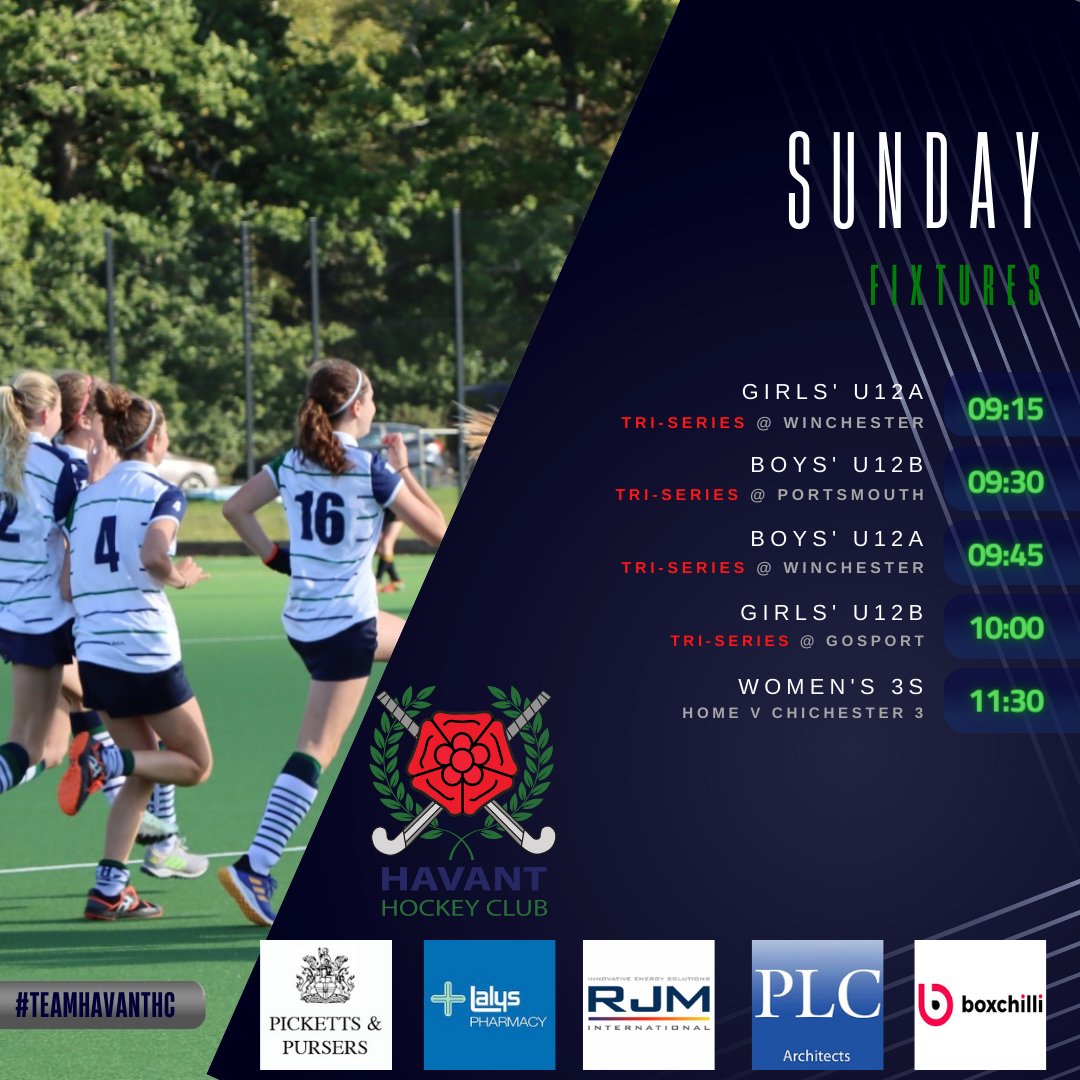 HavantHC's tweet photo. League hockey is back! Here's where you can find our mighty Havant teams this weekend, running off any 'good cheer' they might have added over the Christmas break 🤣
#FixturesFriday #TeamHavantHC #BleedGreen #StickWithFriends https://t.co/RL0Cdb1sfL