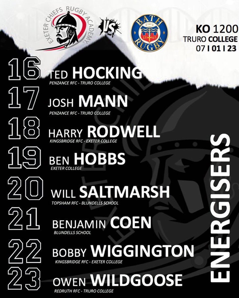 Exeter Chiefs Academy tweet media