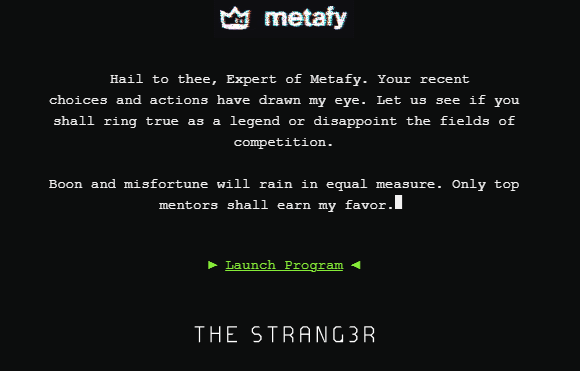 TryMetafy's tweet photo. Seems like some kind of "Stranger" is in our midst!
What mysteries await our experts? I’ll do some more research. https://t.co/4K9Bo9dePX