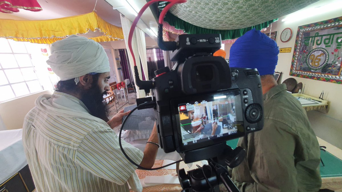 JivanpalSingh's tweet photo. The team was able to document these final stages of the project and produce the documentary “From Likhaee to Parkash”. https://t.co/ync5d0o7rQ