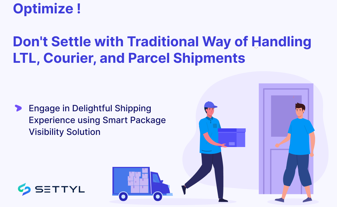 SettylCorp's tweet image. Don&apos;t Settle with the legacy way of handling LTL, Courier, and Parcel Shipments

ow.ly/M7cu50MjWPX

Engage in a Delightful Shipping Experience using #SmartPackageVisibility

#smartpackage #packageshipment #MultiCountrySupplyChainSuite