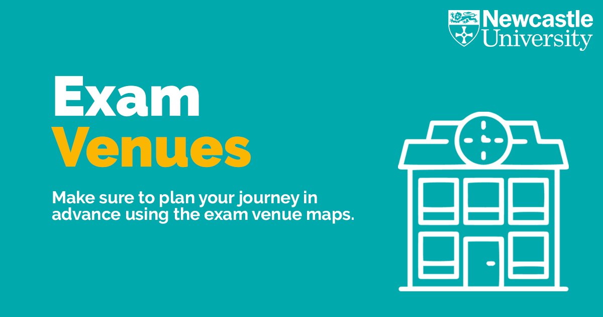 If you have a digital exam, make sure that you know your University PC login details. If your exam is in person, plan your journey in advance using our exam venue maps 👉 bit.ly/3lmIyWt