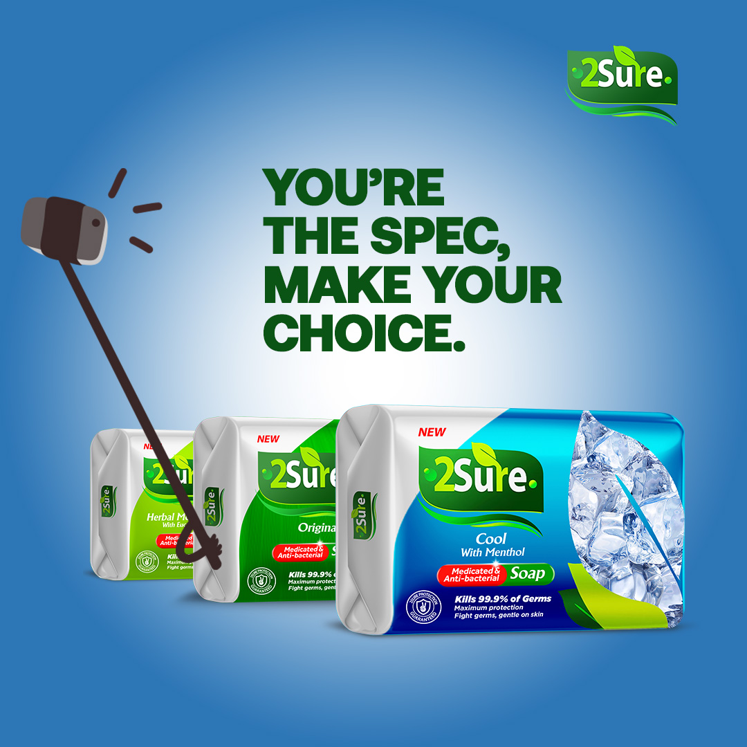 2SureNG's tweet photo. With the new year giving us the opportunity to start afresh, it only seems right that we make the best choices possible, especially with our skin😉💚
#Be2Sure
#BeTheSpec
#2SureAntibacterialSoap https://t.co/pPYcZrukA5