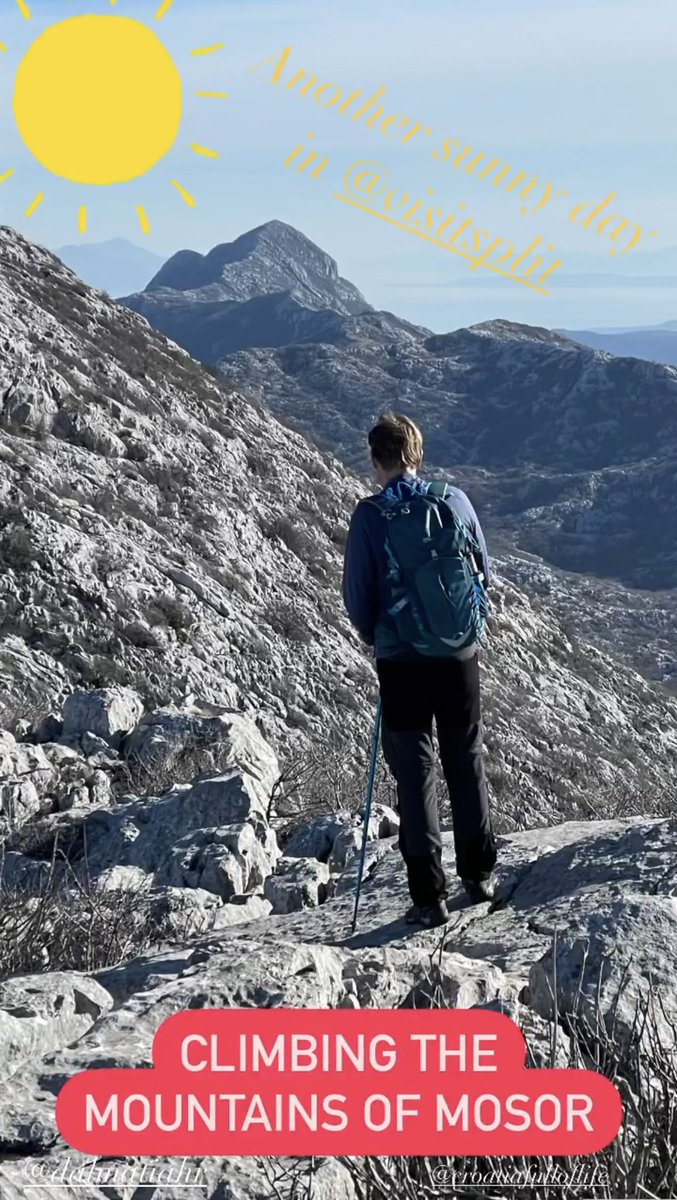 EUTravelMag's tweet photo. Walking along the ridge line of a mountain is like balancing on the back of a dragon! 🏔
The mountains of #Mosor here in Central #Dalmatia in #Croatia offer many #hiking trails - all of them with amazing views to a shimmering sea, imposing inland and the splendid city of #Split. https://t.co/NNcDET3kng