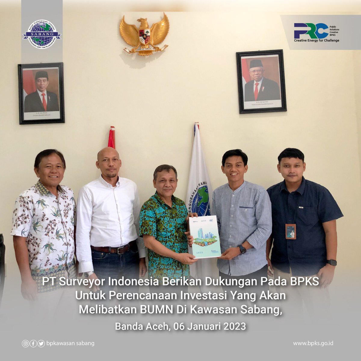 bpksgoid's tweet photo. PT Surveyor Indonesia Berikan Dukungan Pada BPKS Untuk Perencanaan Investasi Yang Akan Melibatkan BUMN di Kawasan Sabang

Selengkapnya:
https://t.co/ZmgKotum53

@NeidiAli @rezalevi2011 
 
#SahabatKawasan
#PRCreativebpks https://t.co/LUrLl6pLI5