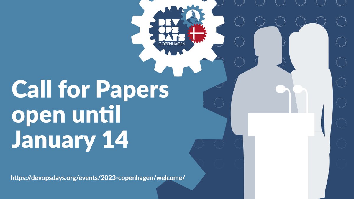 You still have the chance to share your brilliant insights at DevOpsDays 2023 in Copenhagen. The CFP closes on January 14! 🧠🎤 We both accept regular presentations (~30 minutes) and Ignite talks (~5 minutes with auto-advancing slides). Read more here: bit.ly/3VLnUPz: