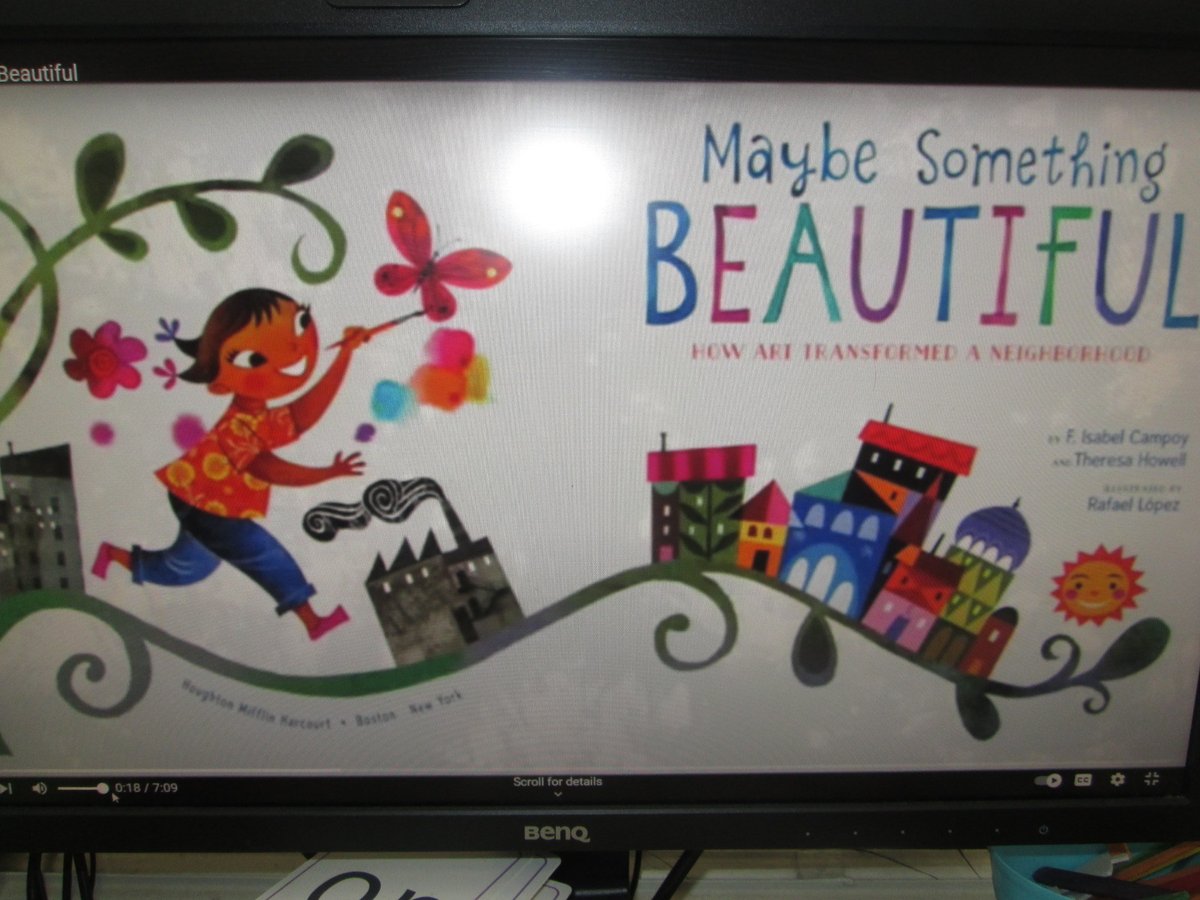 MrShahsClass's tweet photo. As part of #InspireDay we looked at the book: Maybe Something Beautiful. We liked the meaning on how Art can transform something. @YPSArtandDesign We did some doodling first before we made our houses using: salt, glue and then adding water colours to represent our community. https://t.co/L8zObsoOUS