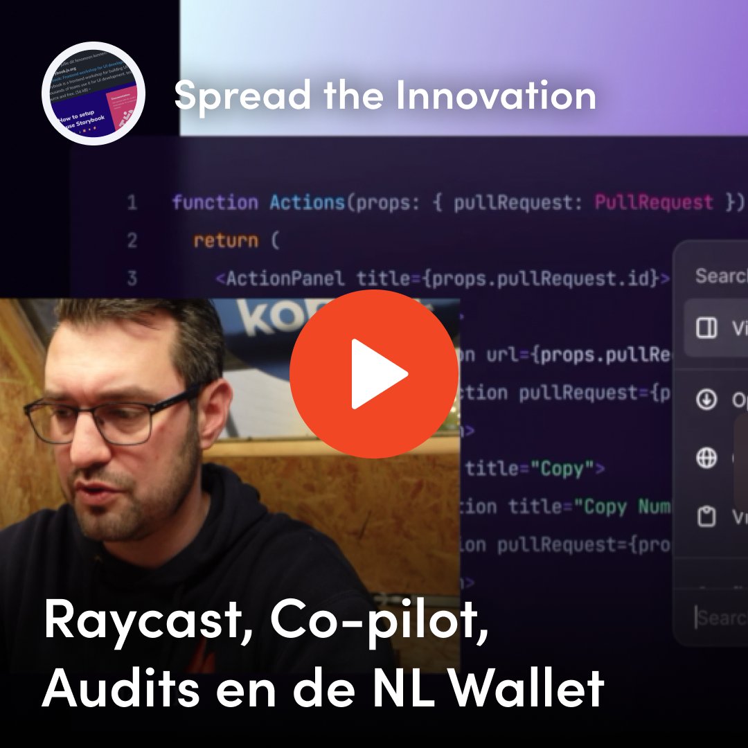 Kobalt lanceert vanaf vandaag Spread The Innovation: een tweewekelijkse samenvatting van alle toffe inspiratie en innovatie die onze Slack-kanalen passeert en die wij graag met jou delen!

De eerste aflevering staat nu online!
kobaltdigital.nl/raycast-co-pil…