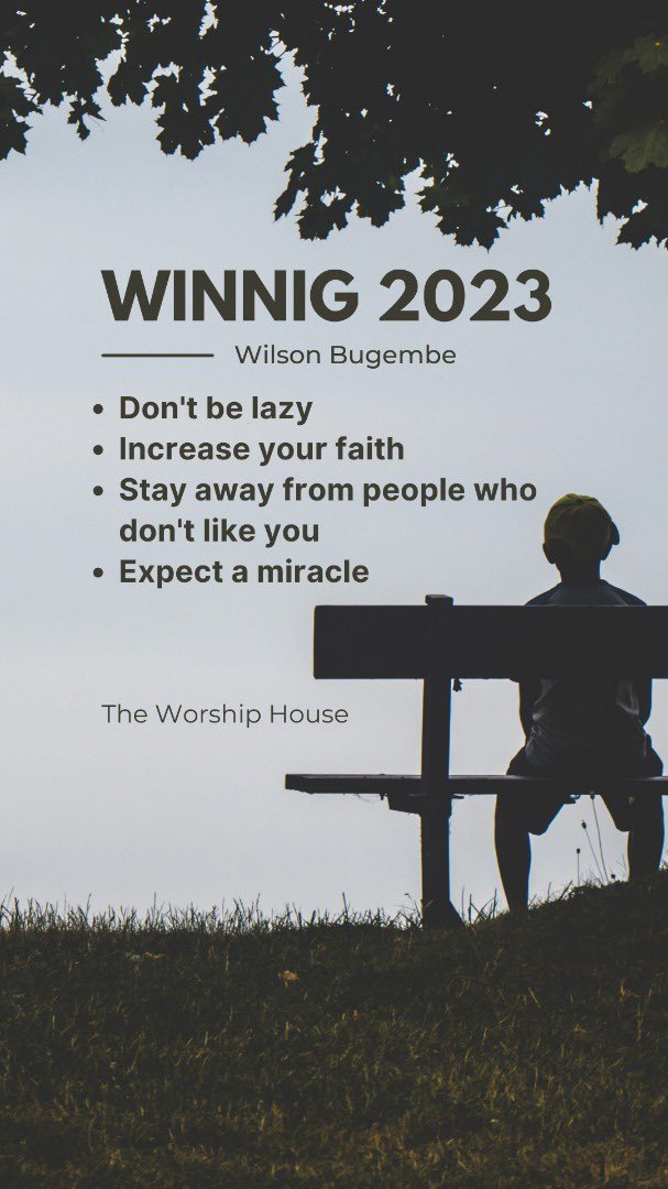 WilsonBugembe's tweet photo. Winning 2023 https://t.co/EYxsJl0GTg
