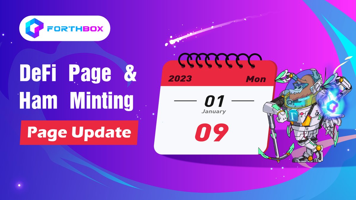 forthbox's tweet photo. The Web3 blockchain infrastructure will continue to be updated on January 9, 2023! ⚒️
⚒️As we prepare to launch Mainnet 2.0🚀
👩👩👦👦 Join ForthBox
👉 https://t.co/mPFDaeFX9G
#ForthBox #Metaverse #GameFi #NFTs #metabull #BSC https://t.co/bNvchx6bhT