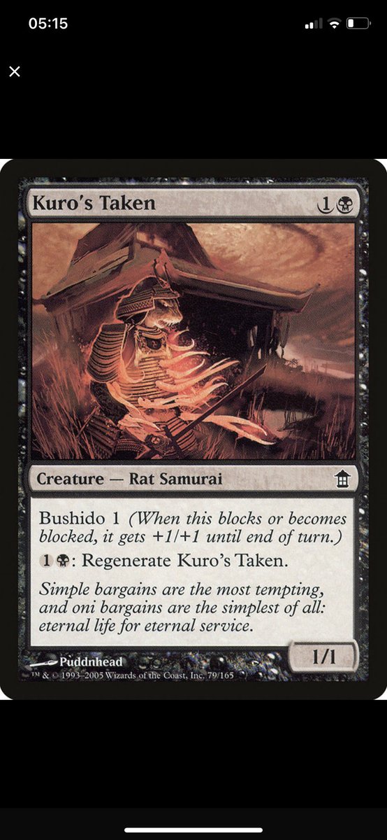 FlavoryTextMTG's tweet photo. “Simple bargains are the tempting, and oni bargains are the simplest of all:eternal life for external service.”

Illustrator: Puddnhead

#MagicTheGathering #MTG #tabletopgaming #FlavorText https://t.co/AmpEavpdHi