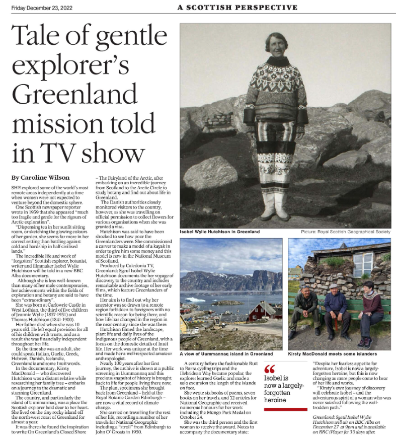 CalumWoodger's tweet photo. It's been a pleasure working on the @bbcalba festive schedule over the past six weeks and I'm delighted to have secured over 1⃣4⃣0⃣ pieces of media coverage for their superb programmes 📺

Thank you to all who have supported - some print highlights below 📰

@ElectrifyLIVE ⚡️ https://t.co/rMfYhHZoLT