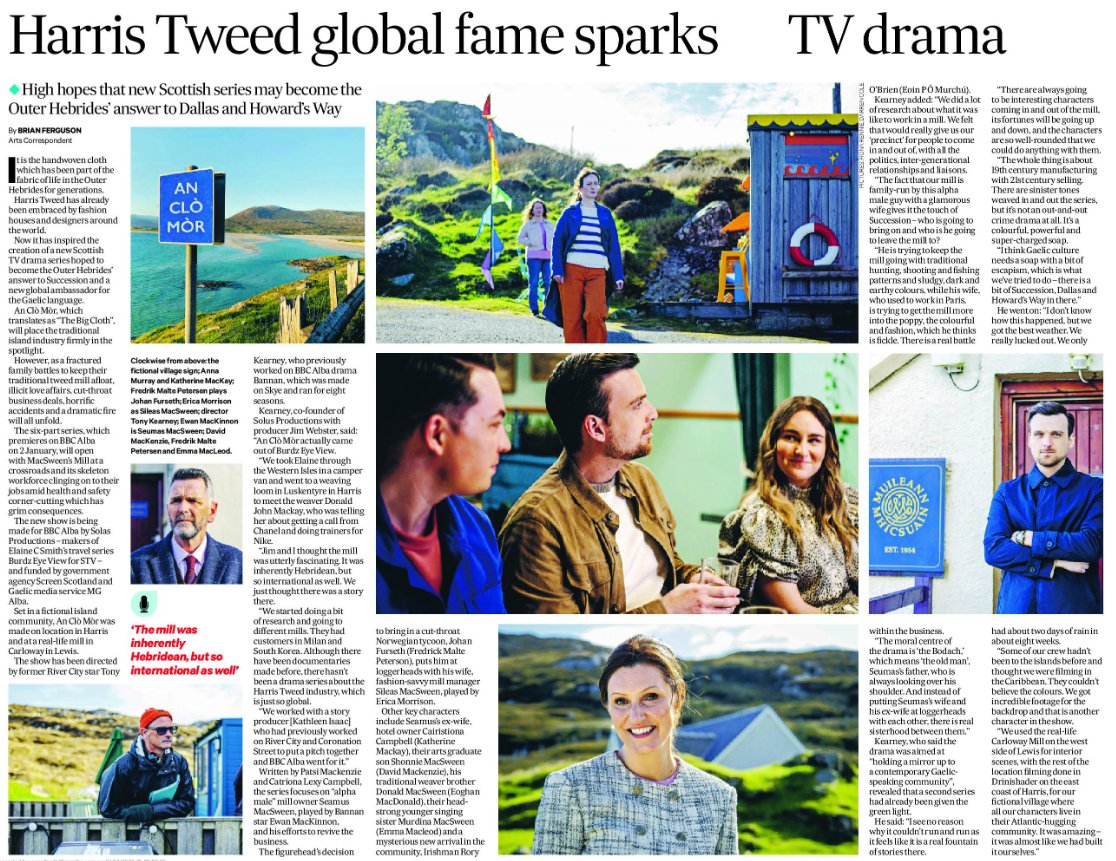 CalumWoodger's tweet photo. It's been a pleasure working on the @bbcalba festive schedule over the past six weeks and I'm delighted to have secured over 1⃣4⃣0⃣ pieces of media coverage for their superb programmes 📺

Thank you to all who have supported - some print highlights below 📰

@ElectrifyLIVE ⚡️ https://t.co/rMfYhHZoLT