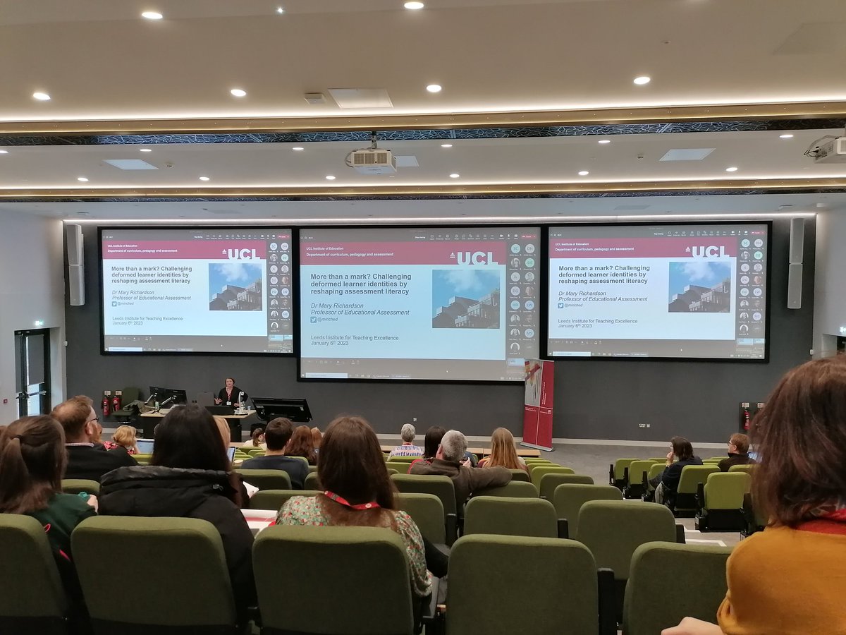 We need to reshape and move away from the dysmorphic model of assessment. We need to create a new narrative of success. Prof. Mary Richardson's keynote at #SEC2023.