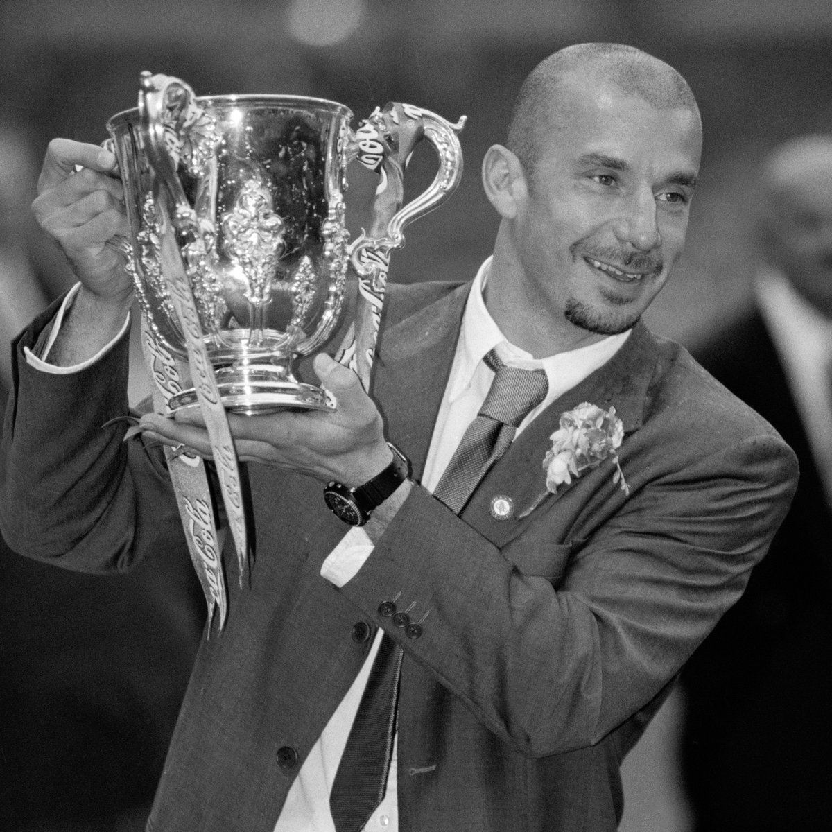ChelseaFC's tweet photo. Gianluca Vialli 1964-2023.