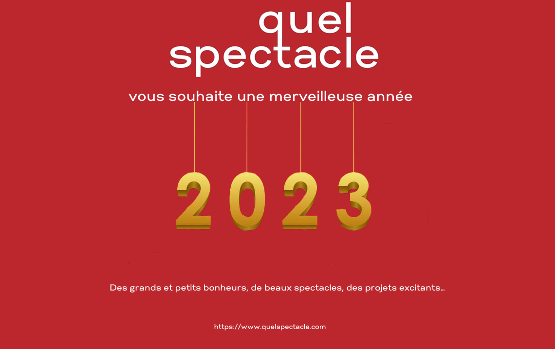 quelspectacle1's tweet photo. Tous nos vœux de succès, de réussite et bien plus encore…
https://t.co/iNs1tVnqWA

#spectaclevivant #theatre #musique #danse #cirque https://t.co/djtsNohjru