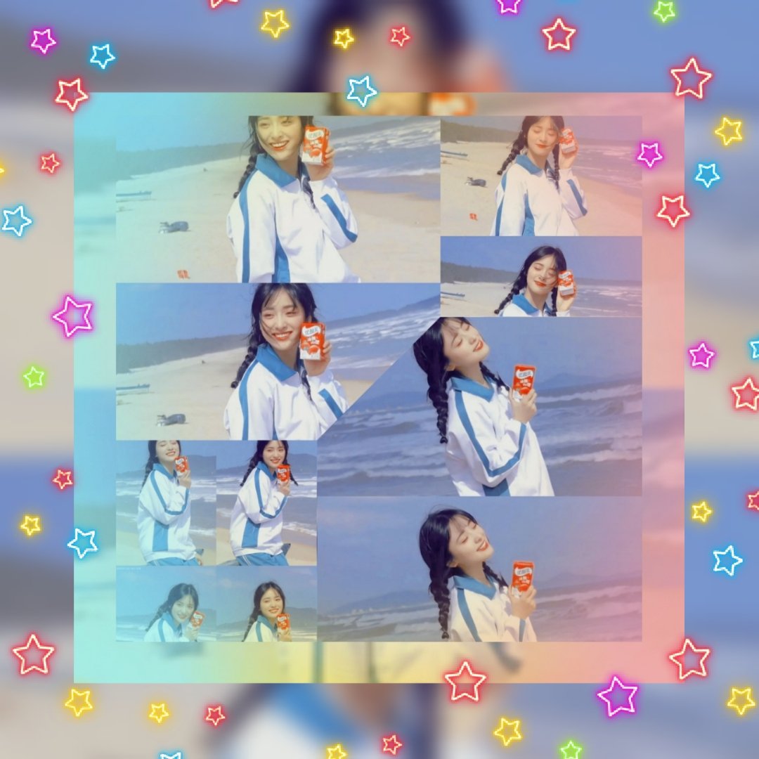 ShenChenBabies's tweet photo. Shenyue for Yilli Yougurt pics. #Shenyue #CuteCollage https://t.co/V6gxhJLjn7