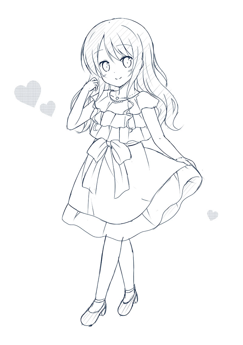 過去にお題で描いたきらら絵です。絶賛傷心中の為本日は閉店ガラガラです(;'Д`) #過去絵を投げて絵を描いた気になろうキャンペーン 
