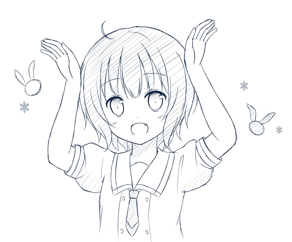 過去にお題で描いたきらら絵です。絶賛傷心中の為本日は閉店ガラガラです(;'Д`) #過去絵を投げて絵を描いた気になろうキャンペーン 