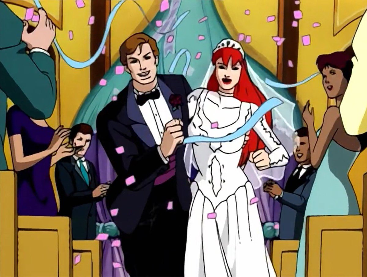 Our Part 2 review of The Wedding is out now! LISTEN HERE: open.spotify.com/episode/3Q3PDb… #SpiderMan #SpiderManTAS #SpiderManTheAnimatedSeries #Wedding #90skid #foxkids #marvel #cartoon