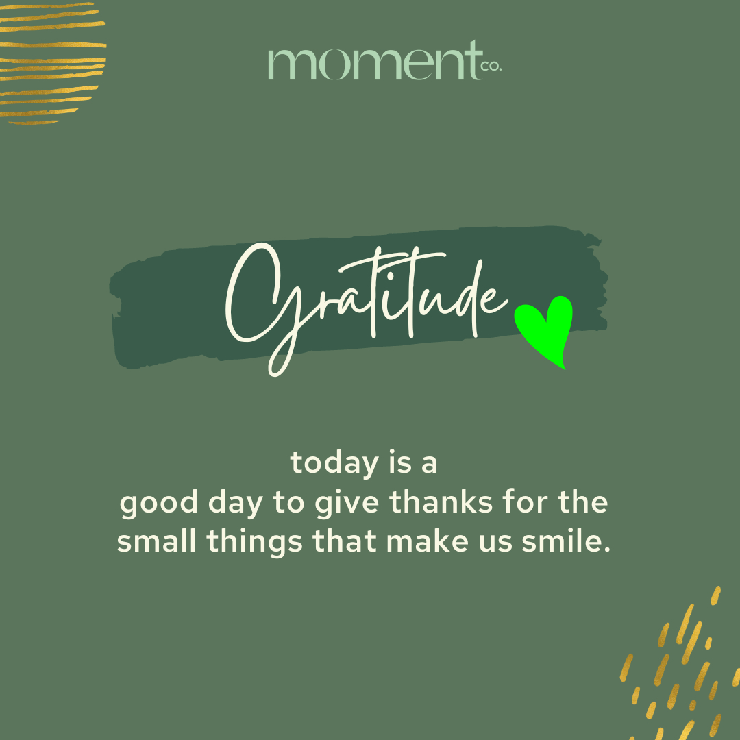 Every day is a good day to say thank you.