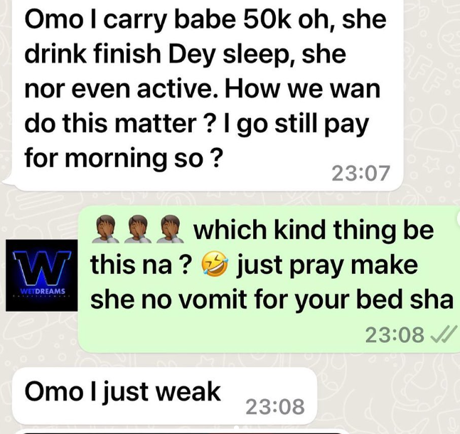 WETDREAMSS69's tweet photo. 🔞 HOOK UP GONE WRONG 🔞

How them go take settle this matter na? Oya just sing lullaby for her baby girl is tire , maybe your bed was too soft 🤣, please temper justice with mercy.

“ uncensored content available in WhatsApp group “ https://t.co/h5UjduqLn7
