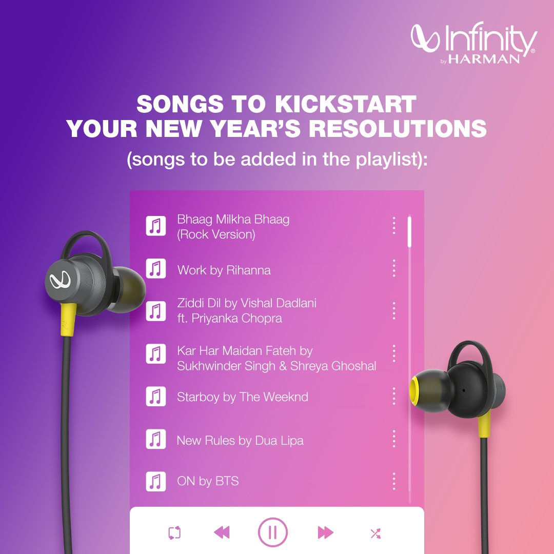 Add some songs that motivate you to hit your goals in the comments.

#infinitybyharman #InfinityGlide120