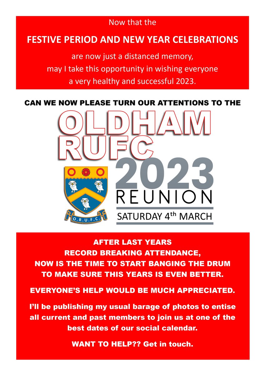 Remember the date. Must be the best social date on our Rugby Calendar. WATCH THIS SPACE. <a href="/OldhamRUFC/">Oldham RUFC</a>