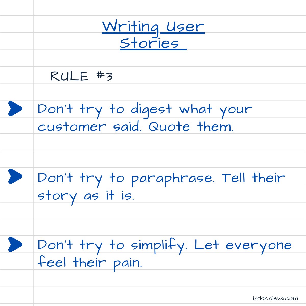 #userstories #qualityculture