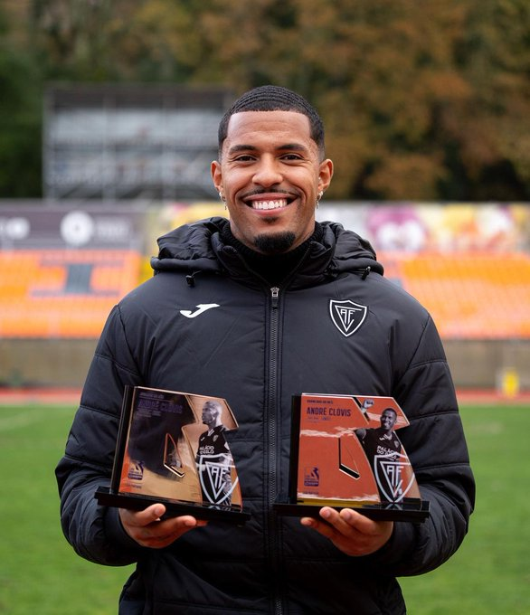CabineSport's tweet photo. Académico de Viseu paga 1,25M€ ao Estoril e compra André Clóvis em definitivo.

O avançado é o melhor marcador da Segunda Liga com 13 golos. https://t.co/oRydgzlSpa