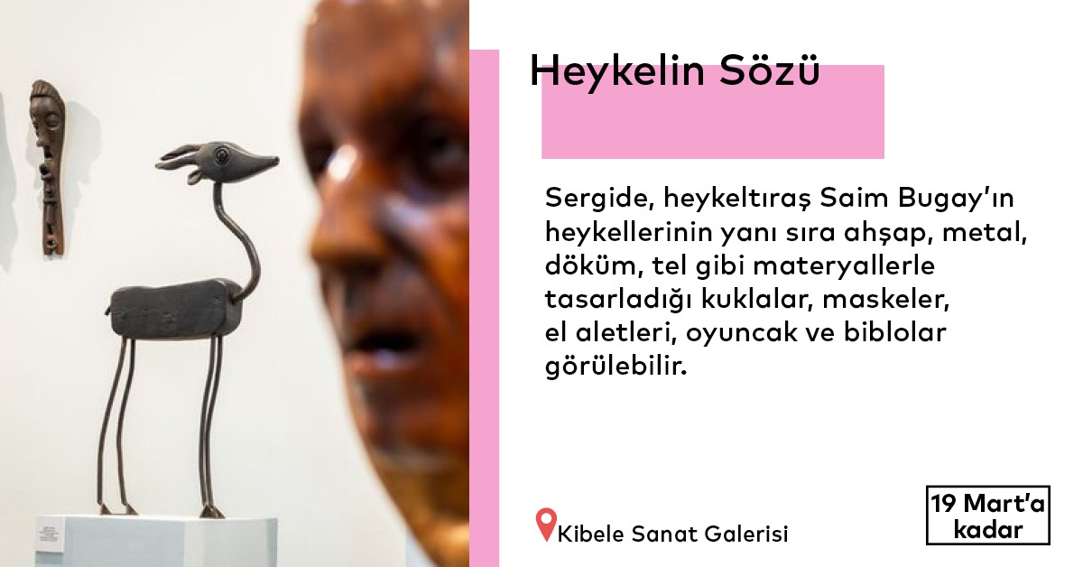 ibb_kultur's tweet photo. Heykelin Sözü @issanat #saimbugay #sergi https://t.co/WDznEnr70X