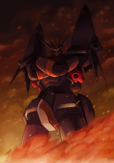 これは以前描いたガンバスターです。 
