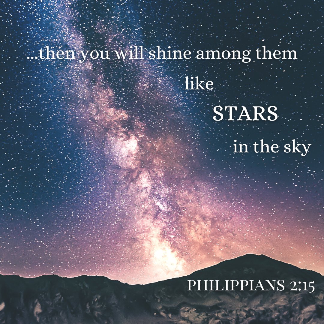 LighttomypathNI's tweet photo. Maybe you feel exasperated with the state of this world. If so, Philippians 2 can encourage you. We live "in the midst of a crooked and perverse generation" but if we are "children of God", we are like "lights in the world", shining like stars in the sky. #Jesus #verseoftheday https://t.co/PyYnfYChTi