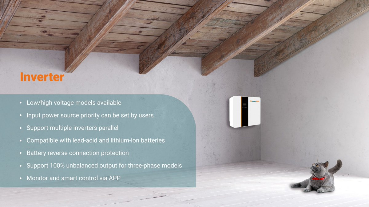 Yeloness's tweet photo. The instantaneous overload capacity of YelonESS' hybrid inverter can reach 150% of rated power.
Loads such as electric fans, and induction cookers are called inductive loads,of which the instantaneous power will reach 3-5 times of the rated power when starting.
#YelonESS https://t.co/y1sa8iZstl