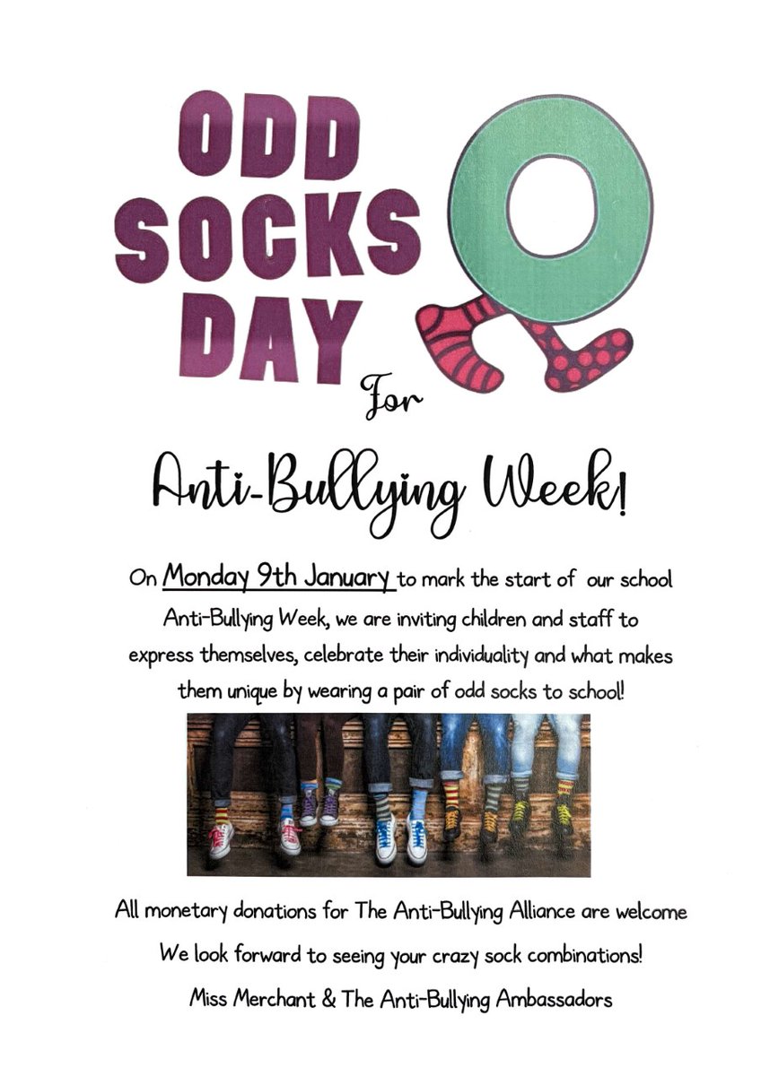witton_walkce's tweet image. Please don&apos;t forget, it&apos;s Odd Socks Day on Monday!