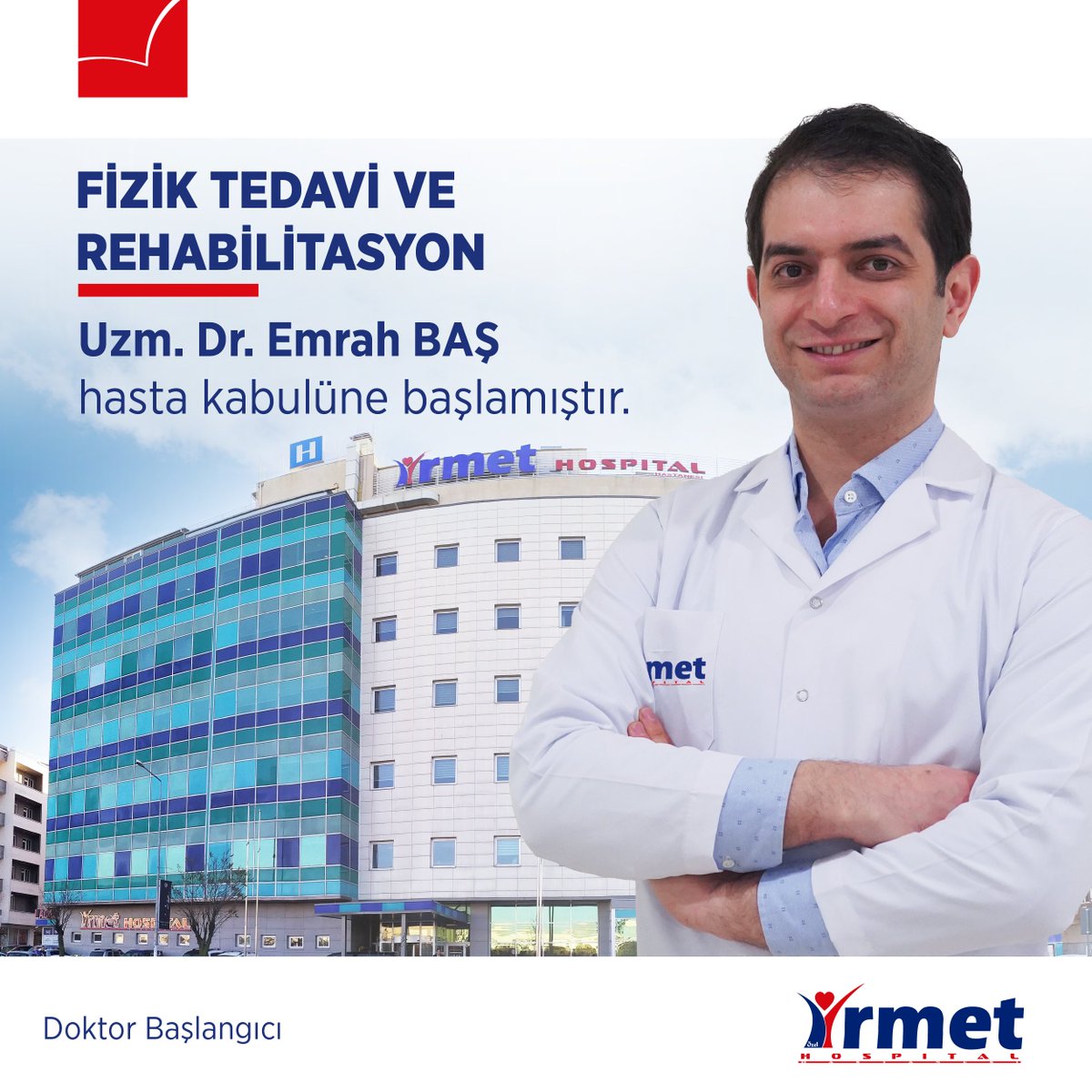 Kadromuzu Güçlendiriyoruz.
Fizik Tedavi ve Rehabilitasyon Uzmanı Uzm. Dr. Emrah BAŞ’ı kadromuza kattık.
Kendilerine hoş geldin dileklerimizi sunar, bölge halkımıza hayırlı olmasını temenni ederiz.

#fiziktedaviverehabilitasyon