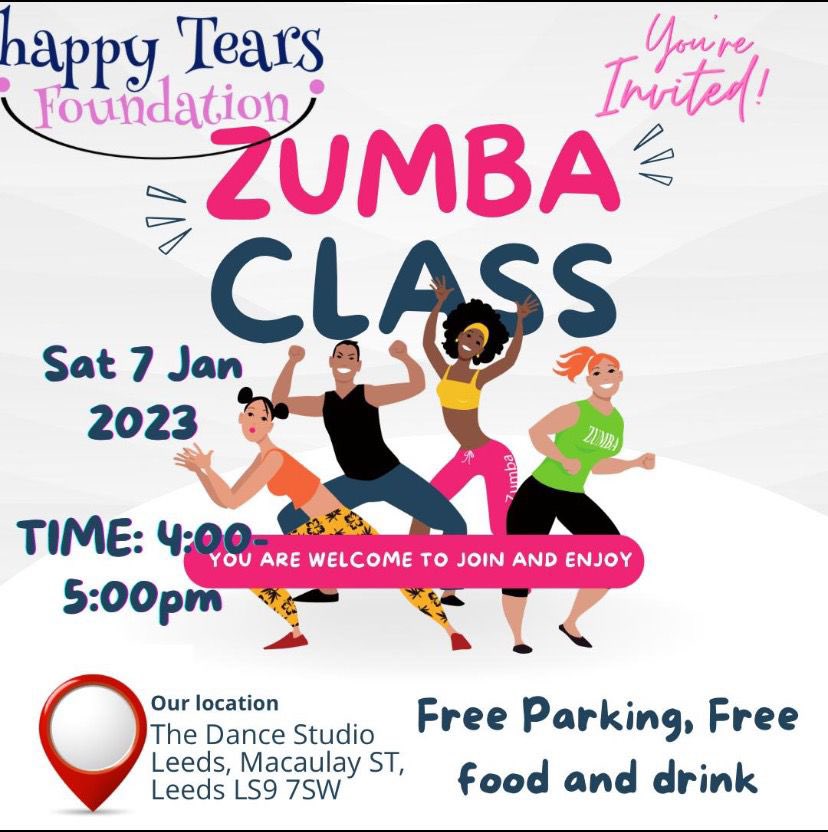 happytearsfound's tweet photo. @bradford2025 @LEEDS_2023 If you are in #leeds and interested in a free Zumba class. Join us on a biweekly session to shake and make friends https://t.co/kF5fR1ntx4