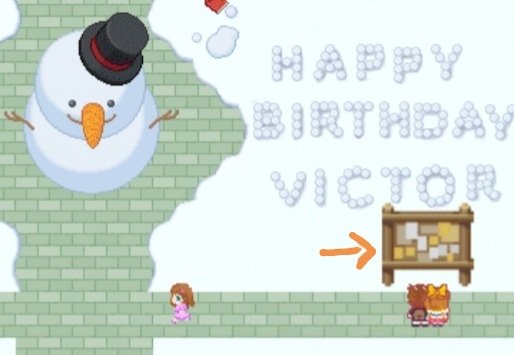 vicxcollet's tweet photo. 会場に寄せ書きボードを設置しました。
会場中央に置いた大きな雪だるまの右側にあります。
どなたでも自由に書き込みと閲覧が出来ますので、ヴィクトール様へのお誕生日お祝いメッセージなどをどんどん書き込んでください😃✨ https://t.co/TL87RhCeyX