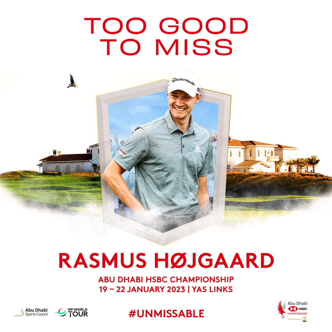 ADGolfChamps's tweet image. The star-studded line up is complete for the 2023 Abu Dhabi HSBC Championship!

@RyderCupEurope captain @LukeDonald will tee it up alongside @robert1lefty, @AdrianMeronk, @AlexNorenGolf and twins #RasmusHoejgaard #NicolaiHoejgaard